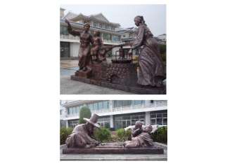 朝鮮文化鍛銅雕塑