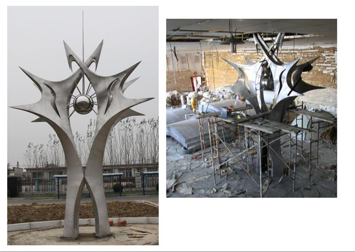 沈陽汪家白鋼雕塑