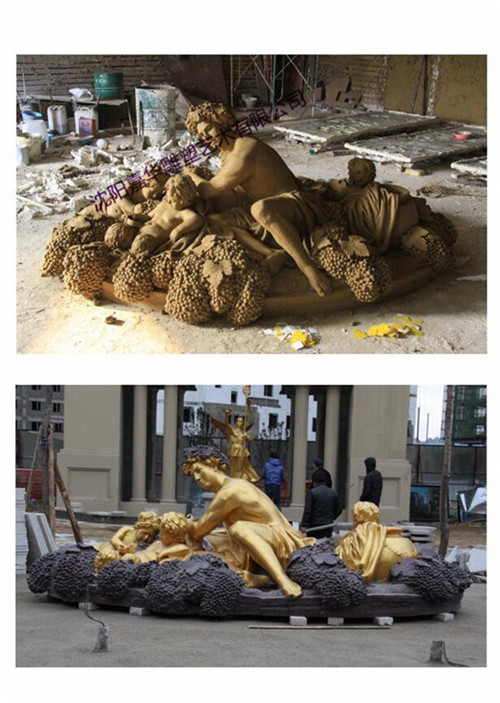 四平九洲地產鑄鐵雕塑